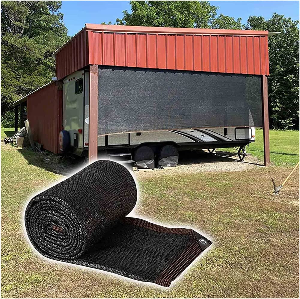 Telone Ombreggiante Nero 6x8 M - Rete Per Serra E Giardino, Con Occhielli, Protezione UV - Foto 7