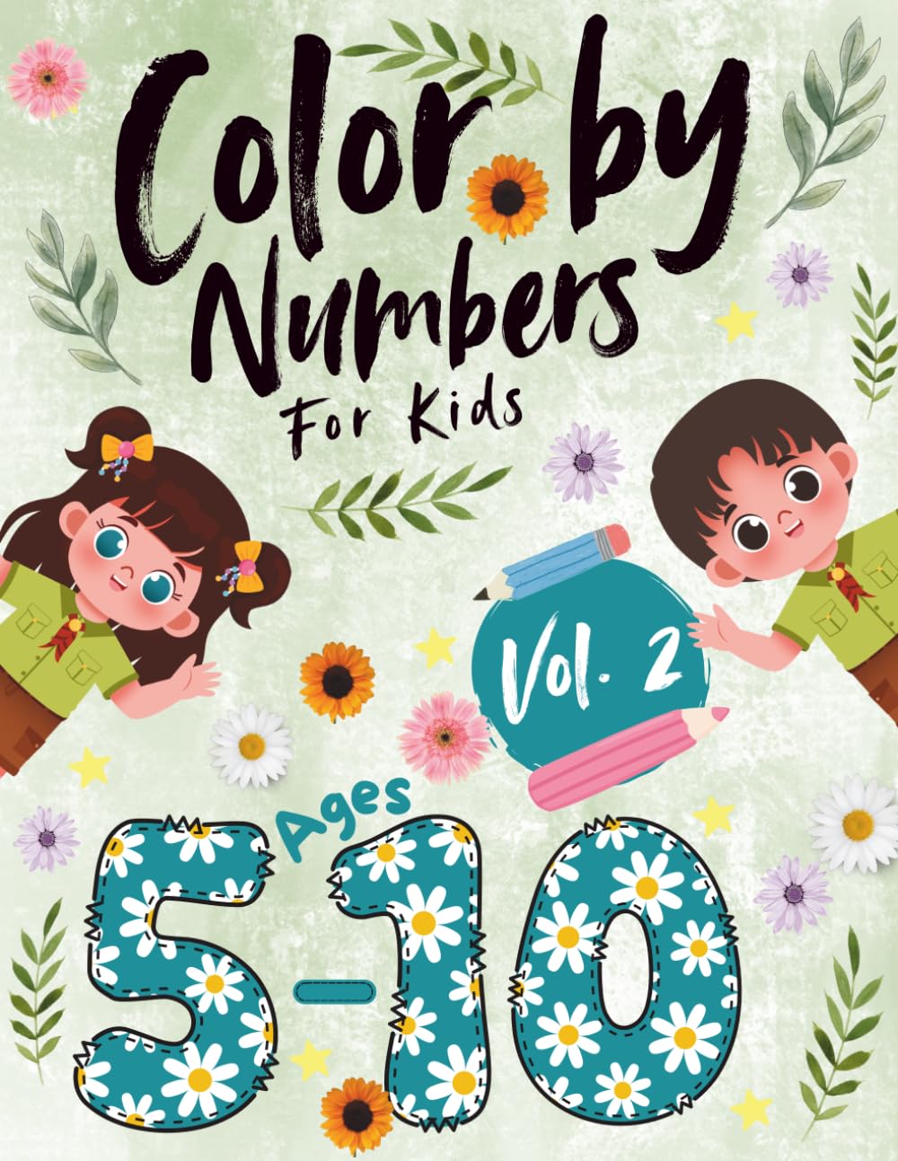 Big Kids Color by Numbers: Creative Coloring Fun for Ages 5–10: More Detailed Images for Kids Ready for a Challenge