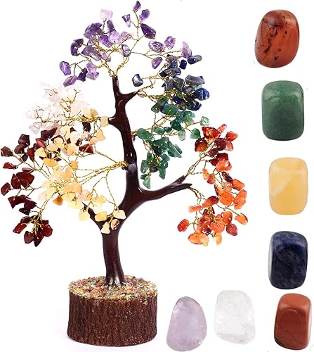 Miniatura 6 de Decoración de cristal  Plantas sintéticas para interiores  Decoración antigua  Árbol de cristal  Piedras y cristales  Collar del árbol de la vida