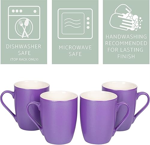 Miniatura 4 de Elanze Designs My Niece You Are Loved Very Much Passion Purple - Taza de café de porcelana de hueso de 10 onzas