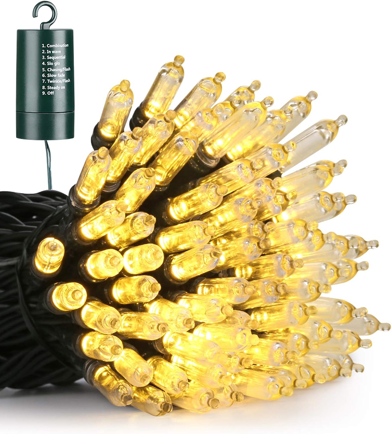 Joomer Battery Christmas Lights, 33ft 100LED Battery Operated Mini