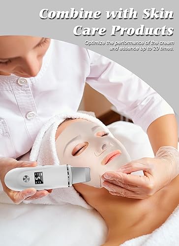Miniatura 4 de Espátula facial 4 en 1 para limpiar los poros, espátula facial para limpieza facial profunda con cargador USB