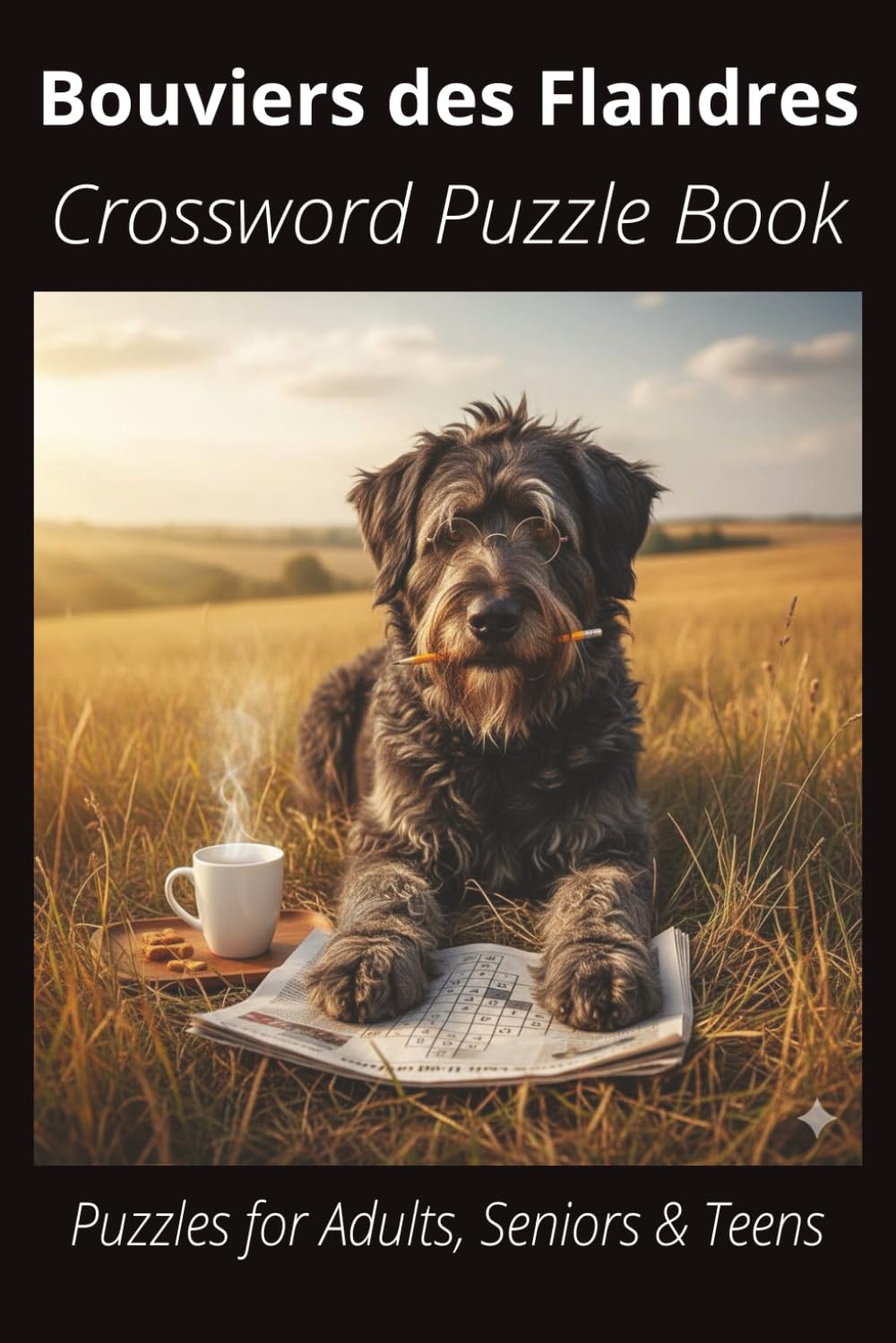 Bouviers des Flandres Crossword Puzzle Book: Crossword Puzzles with Easy-to-Read Print About Bouviers des Flandres, Loyal Companions, Training, Fun ... Pet Lovers, Vacations, and Relaxing Moments