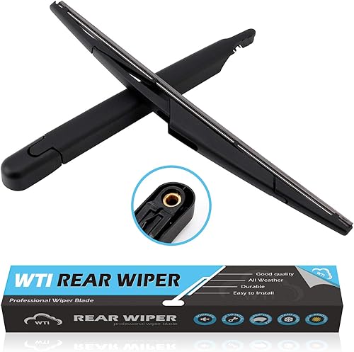 WTI Juego de limpiaparabrisas trasero compatible con Kia Sedona 2006-2014 minivan parabrisas trasero, kit de limpiaparabrisas trasero, accesorios de