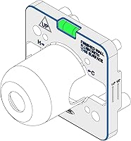 Vista 4 de Olympia V-2300B - Válvula de equilibrio de presión de bañera/ducha de una sola manija, latón áspero