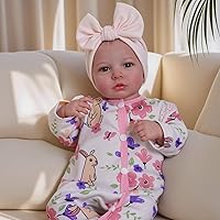 Vista 8 de BABESIDE Reborn Baby Dolls - Muñeca realista de vinilo suave de 20 pulgadas, muñecas de bebé de la vida real con accesorios completos, perfectas