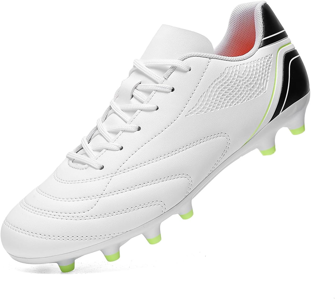 HaloTeam Soccer Shoes Mens Cleats Outdoor Professional Training Turf Football Boots Breathable Athletic Sneaker for AG/FG 6.5 US-11 US