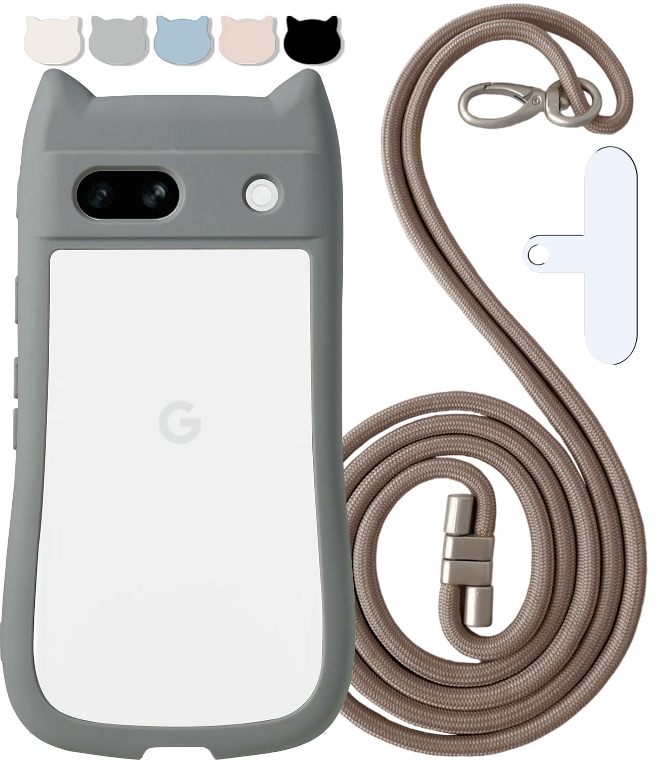 【美品】pixel8a スマホケース付き Amazon.co.jp: shinyle pixel 8a ケース クリア 猫耳 グーグル