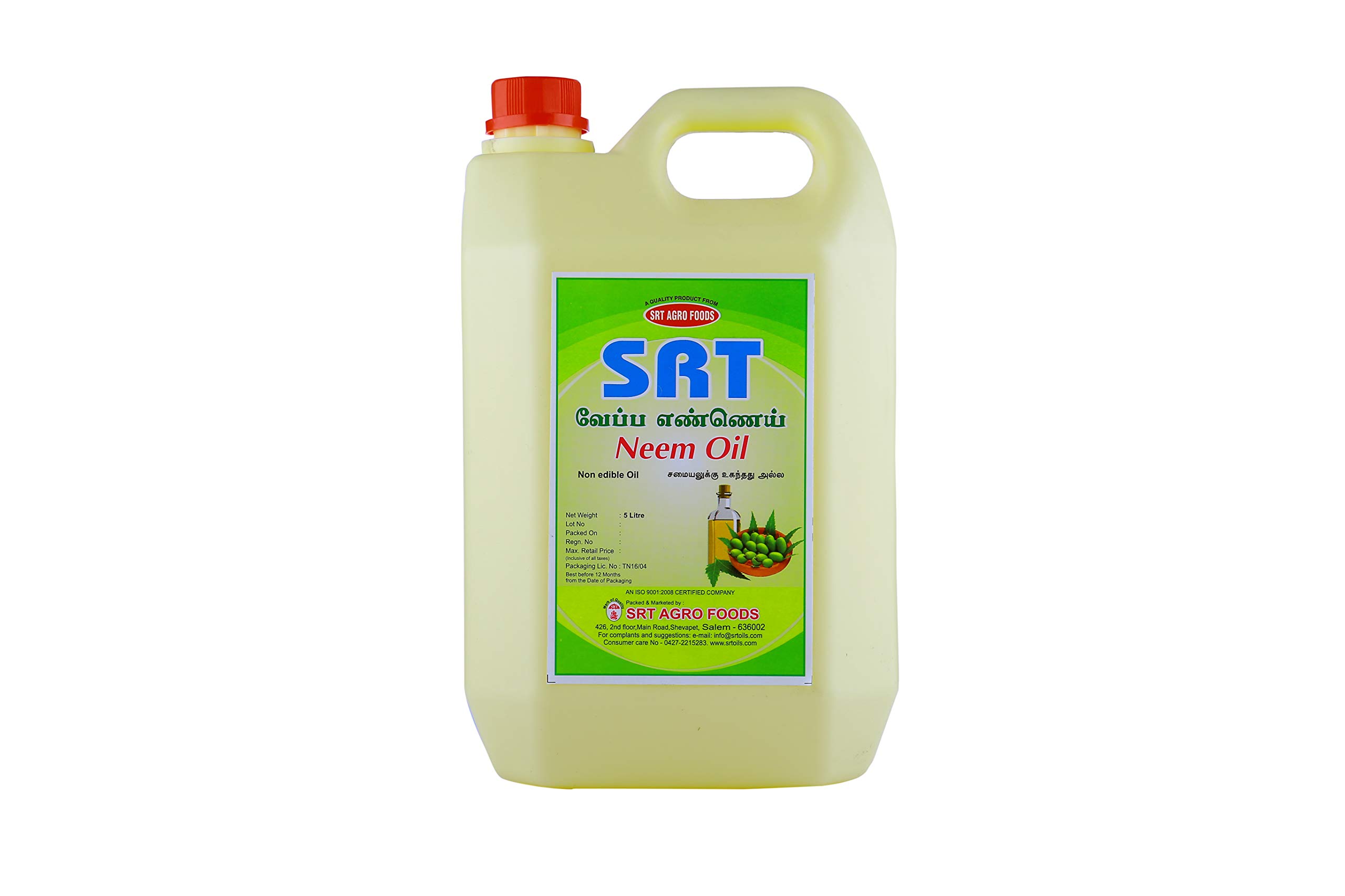 SRT Neem Oil, 5 Litre Can (B08DQXH6RB) Amazon Price History, Amazon Price Tracker