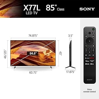 Amazon.com: Sony 85 Inch 4K Ultra HD TV X77L Series: LED
