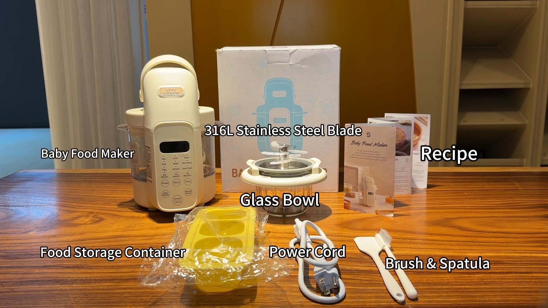 Amazon.com: SosekiBaby FM01 Baby Food Maker, 316L Stainless Steel