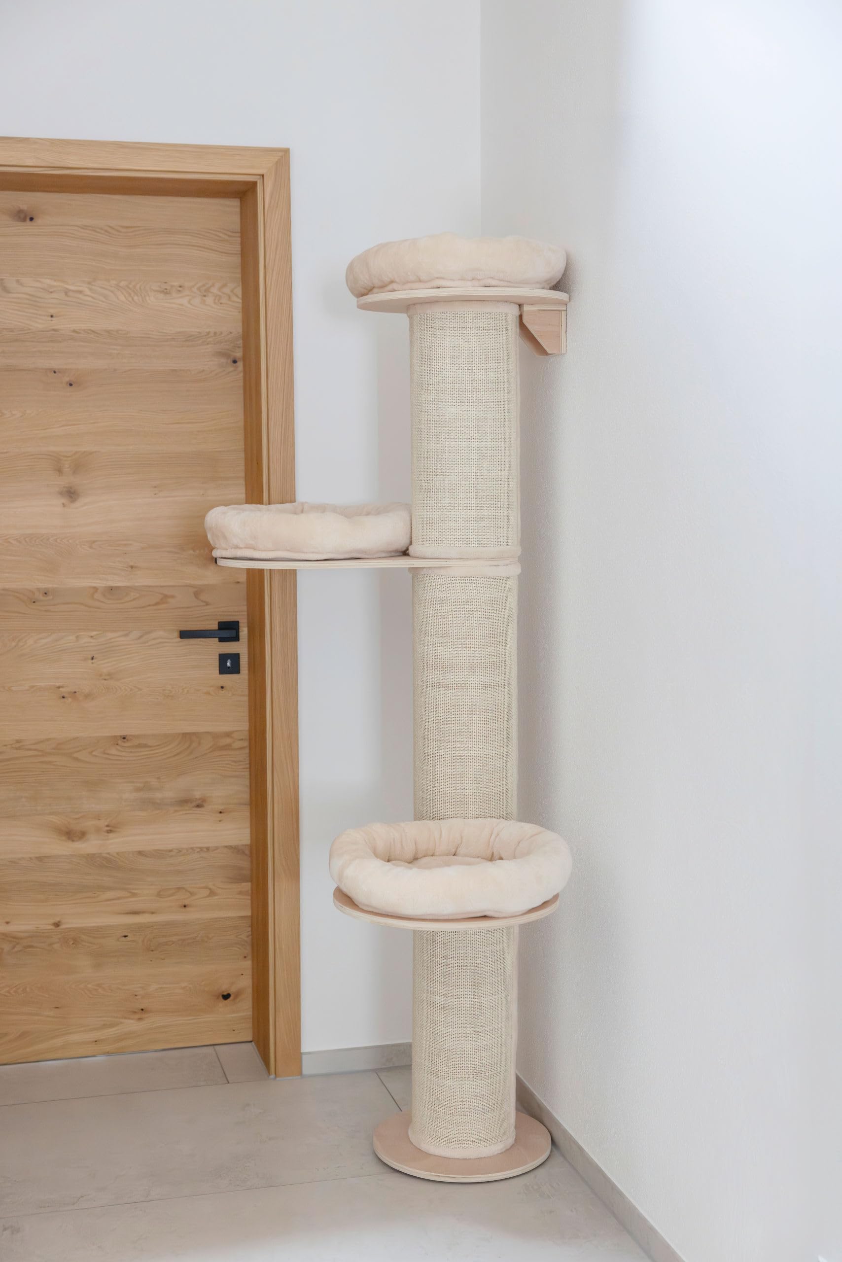 Kerbl Pet Árbol para Gatos Dolomit Tower, Ø38cm, Altura 187cm, Beige