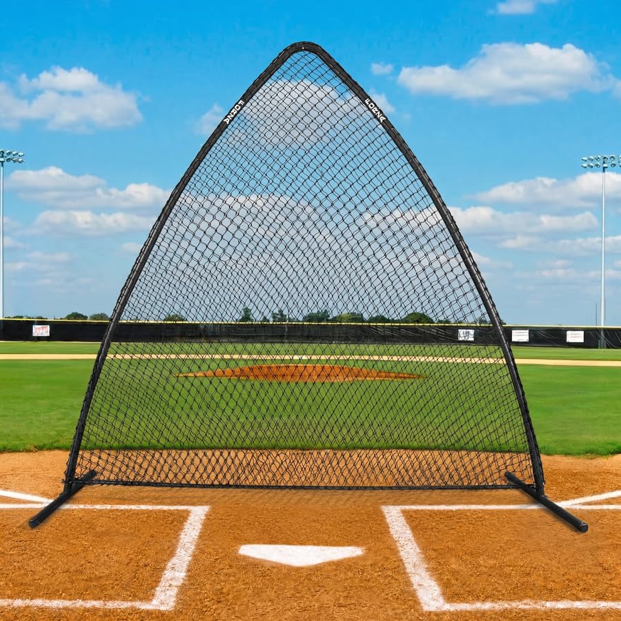 Écran de baseball FORZA en A avec filet de lancement double face 2,6m