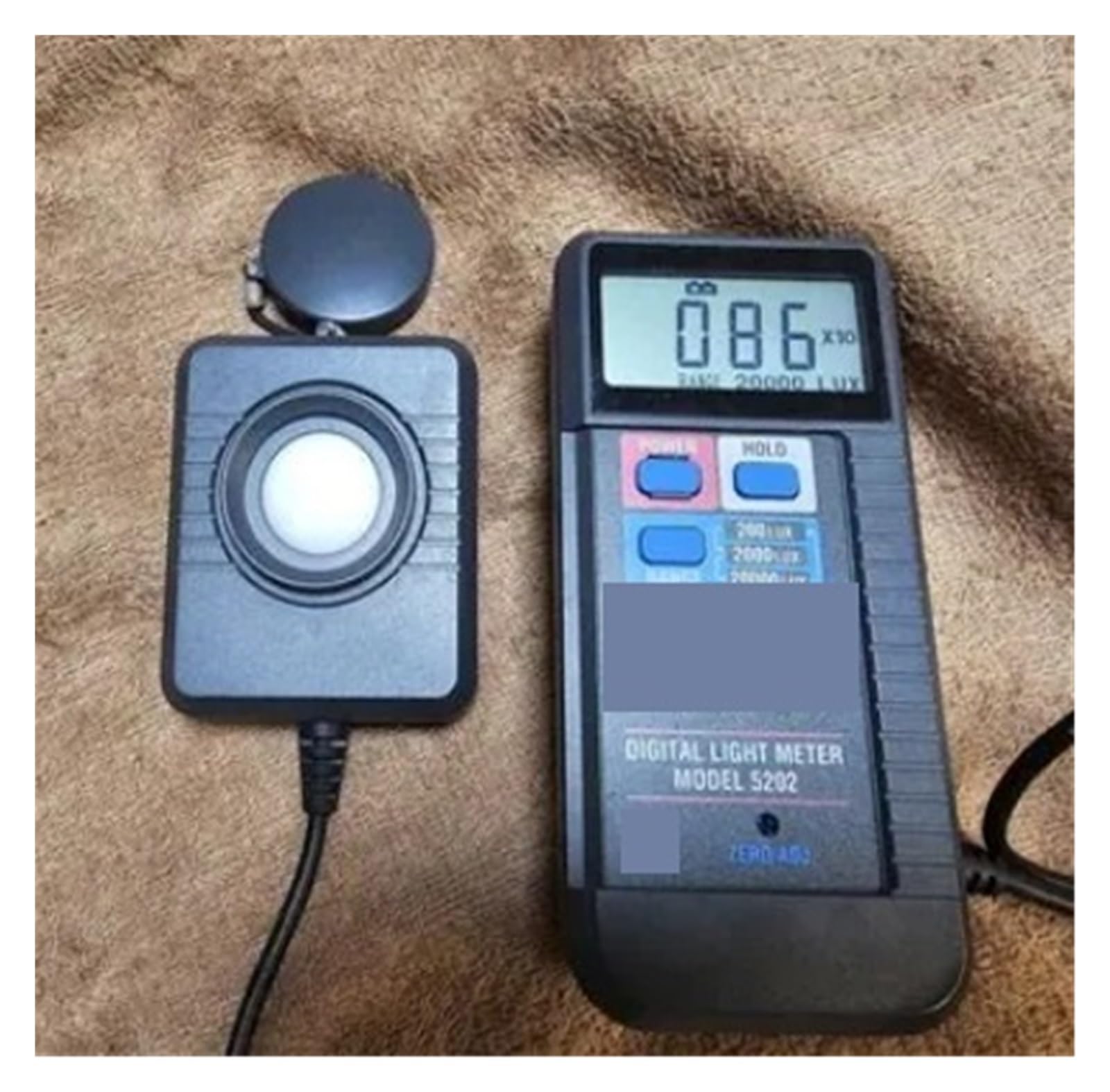 Espectrómetros, Fotómetro Digital 5202 Con Sensor Y Medidor De Recepción Luz Separados
