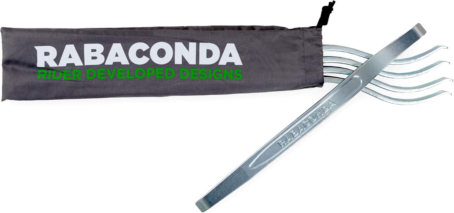 Rabaconda Motorcycle Tire Iron Set - Premium Tire Changing Tools: 5 PCS Tire Spoons Tire Irons : Automotive