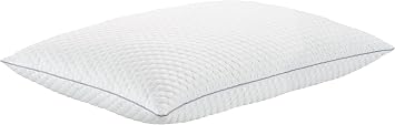 Columbia Comfort Ice Fiber Back & Stomach Sleeper Down Alternative Bed Pillow with Polyester Fiberfill, Supportive Cooling Double Sided Breathable Cover - Standard/Queen, Pack of 1