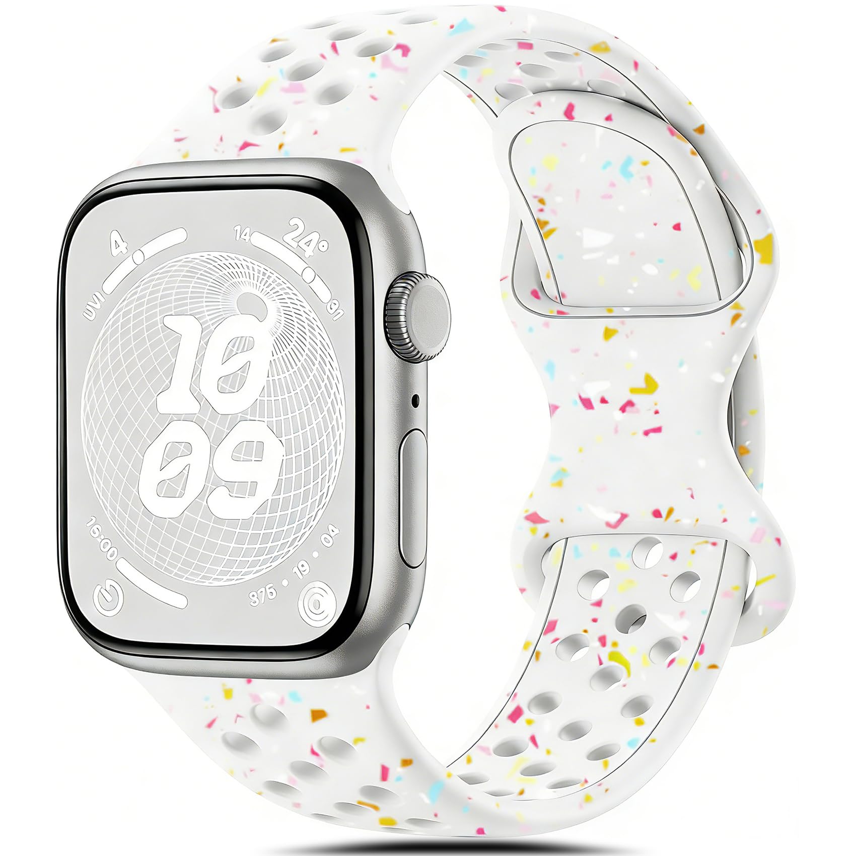 Pasek zegarkowy 22 mm, kompatybilny z Samsung Galaxy Watch 3 45 mm, Galaxy Watch 46 mm, Huawei GT 2 46 mm, Samsung Gear S3 Frontier, miękki silikonowy pasek sportowy, wymienny pasek, unisex