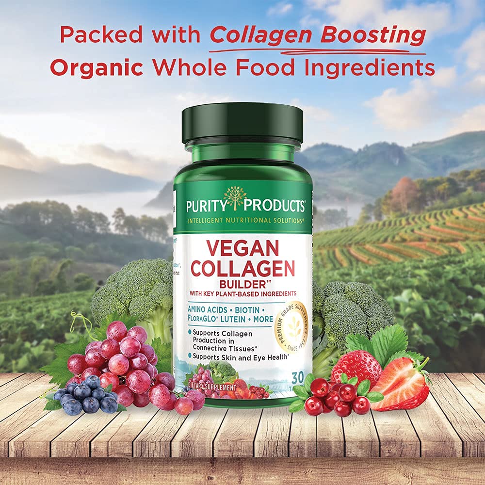 Vegan Collagen Builder Organic Whole Foods Fruits + Veg, Silica