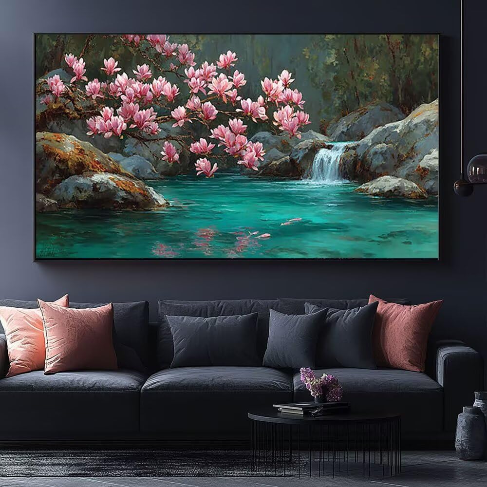 Zestawy artystyczne 5D dla dorosłych, duży staw kwiatowy, zestawy do malowania diamentami, dla dorosłych, DIY, pełne wiercenie, kryształ górski, sztuka i rzemiosło, haft z klejnotami, rękodzieło