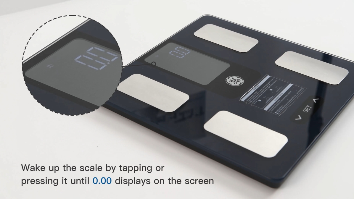 GE-Smart-Scale-for-Body-Fat-Weight-Scales-with-BMI-Muscle-Mass-Button-Function-500lbs-Digital-Bathroom-Scales-Body-Composition-Monitor-118-Platform-Accurate-Weighing-Health-Analyzer