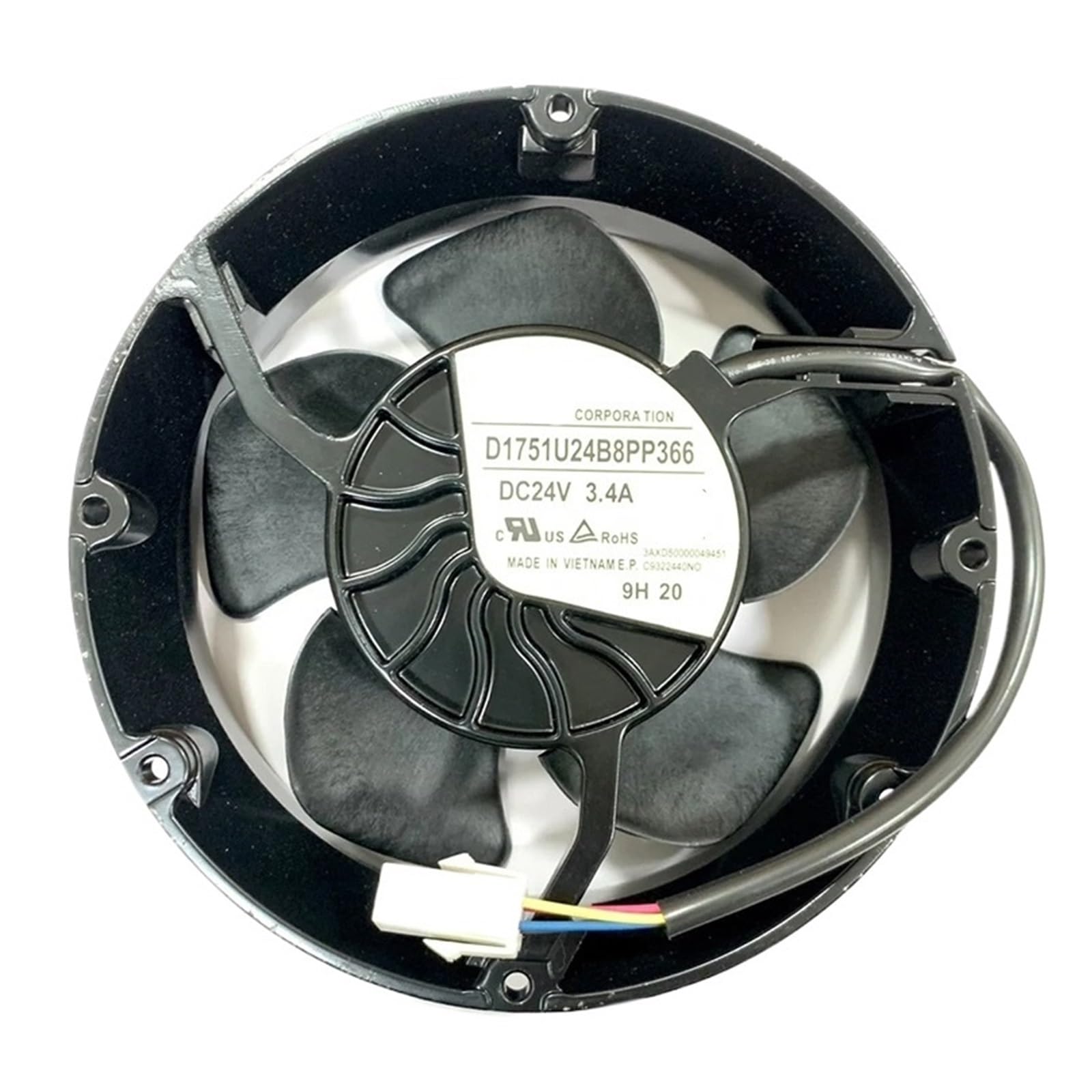 Cxdfrser One Color Fan D1751u24b8pp366 24V 3.4A