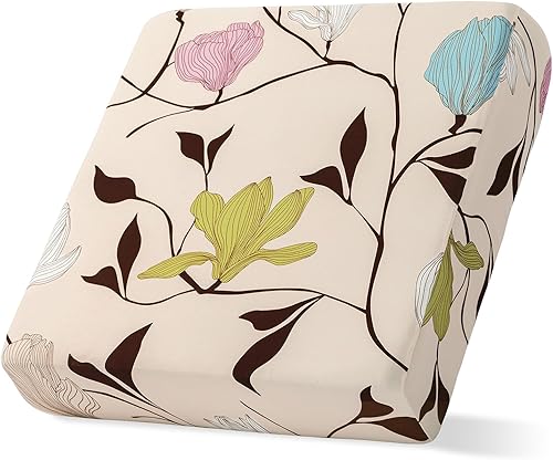 Miniatura 8 de SearchI Fundas de cojín de repuesto impresas para sofá sofá, fundas elásticas con patrón elástico, lavable, protectores de muebles suave con parte