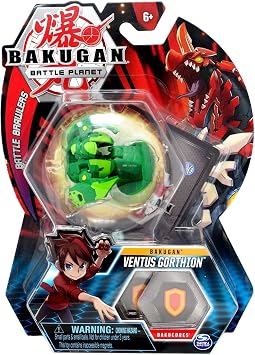 Bakugan, Ventus Gorthion, 2-inch Tall Collectible Transforming Creature, for Ages 6 and Up