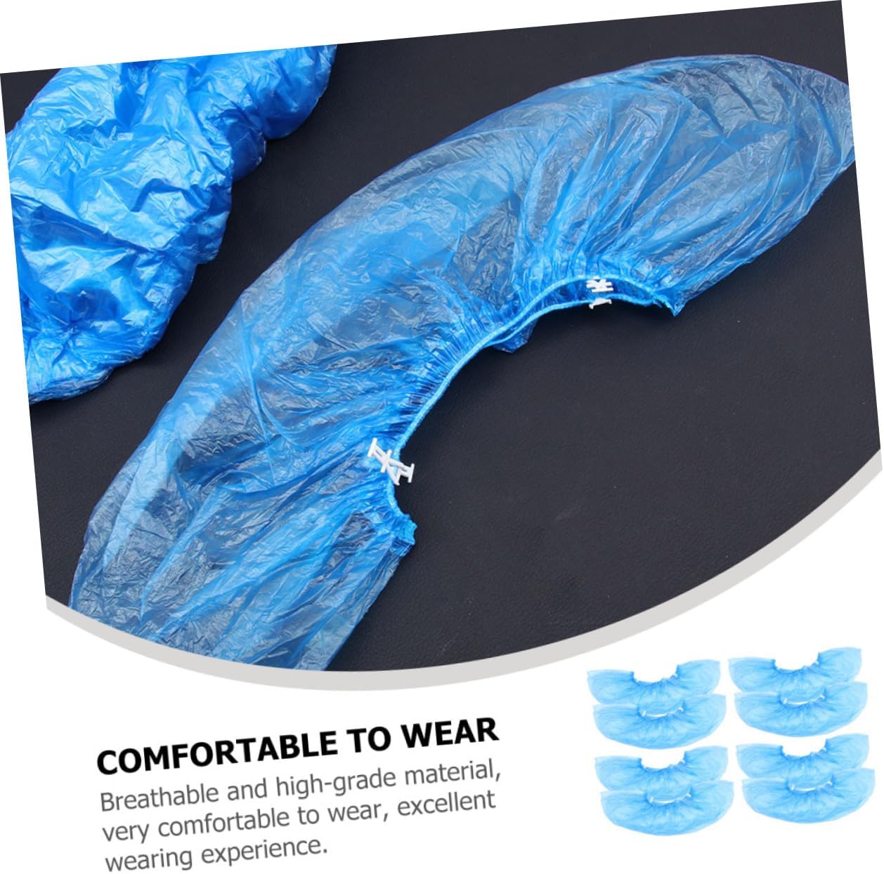 100pcs Rain Shoe Covers T-buckle Disposable Replacement for Shoe Cover Machine Home Outdoor Use