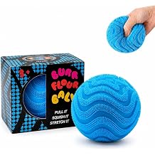 Fuzz Ball Squishy, Stress Balls for Adults Slow Rise Squishies Soft Sensory Fuzz Balls Adults Anxiety Stress Relief Toys,Stress Relief Toy for Relaxation,Office Desk Decor Blue