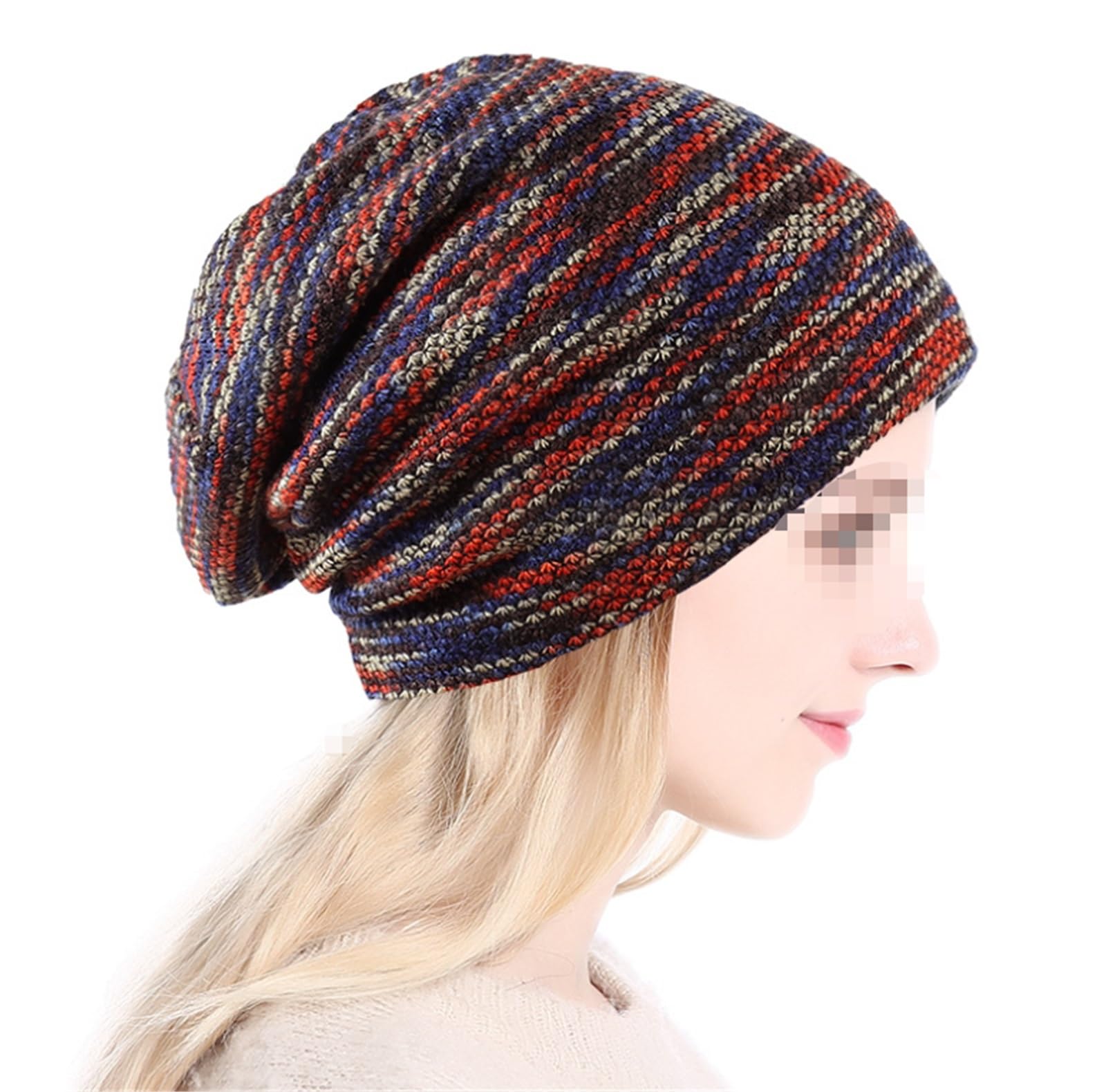 Czapka Zimowa Czapka Typu Beanie Dla Mężczyzn I Kobiet, Gruba, Ciepła, Wiatroszczelna Czapka Narciarska Z Czaszkami, Czapka Z Dzianiny Na Zewnątrz Ciepła Czapka