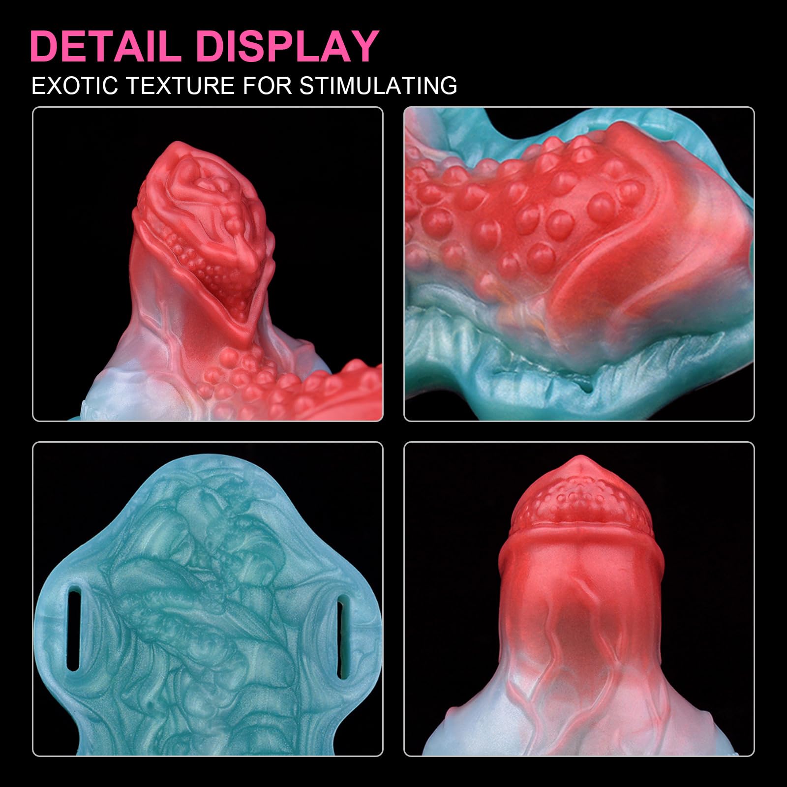 Strap-On Dildo Grinder Sex Toy for Women, Monster Thick Dildo Pillow Clitoral Stimulator Grinding Sex Toy, Fantasy Anal Dildos Nipple G Spot Stimulator Adult Sex Toys & Games for Lesbian and Couples