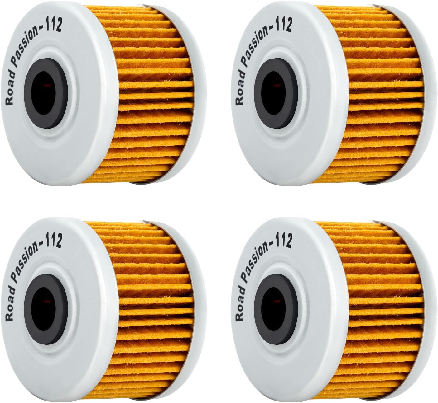 Road Passion 15410KF0315 520101053 3088036 High Performance Oil Filter for Honda XL350R 84-87 XR350R 83-87 XR400R 2004 XR440 R/SM 96-04 XBR500 85-88(pack of 4)