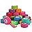 24 Rolls Elastic Self Adhesive Bandage Wrap 1 Inch, Breathable Non Woven Cohesive Bandage, Vet Wrap for Dogs, Ankle Sprains Swelling Medical First Aid Tape, Sports Athletic Tape Color