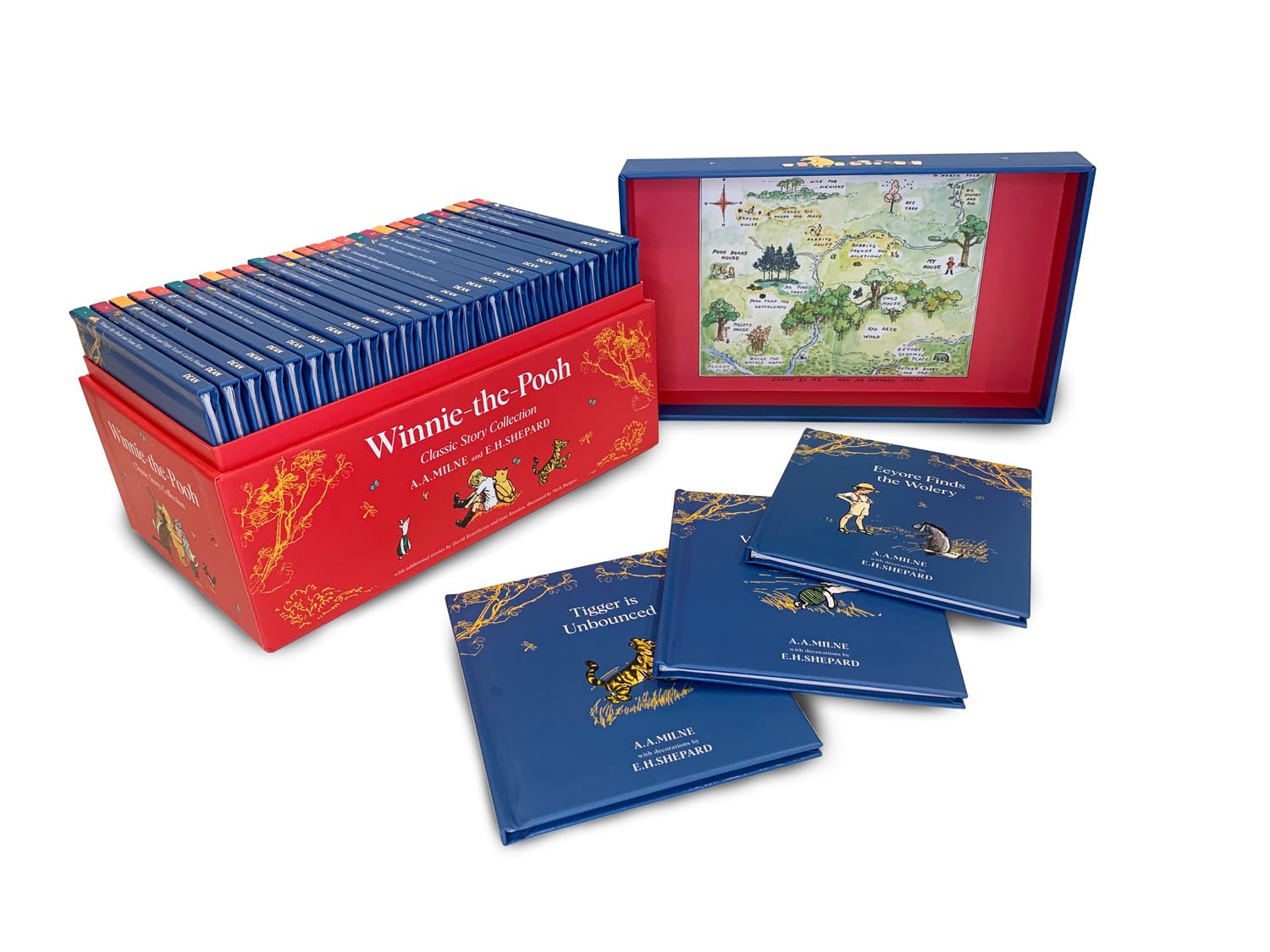 Winnie-the-Pooh Classic Story Collection: The Perfect Gift for Fans of Milne’s Original, Definitive Illustrated Classic Stories And Favourite Sequel Stories.
