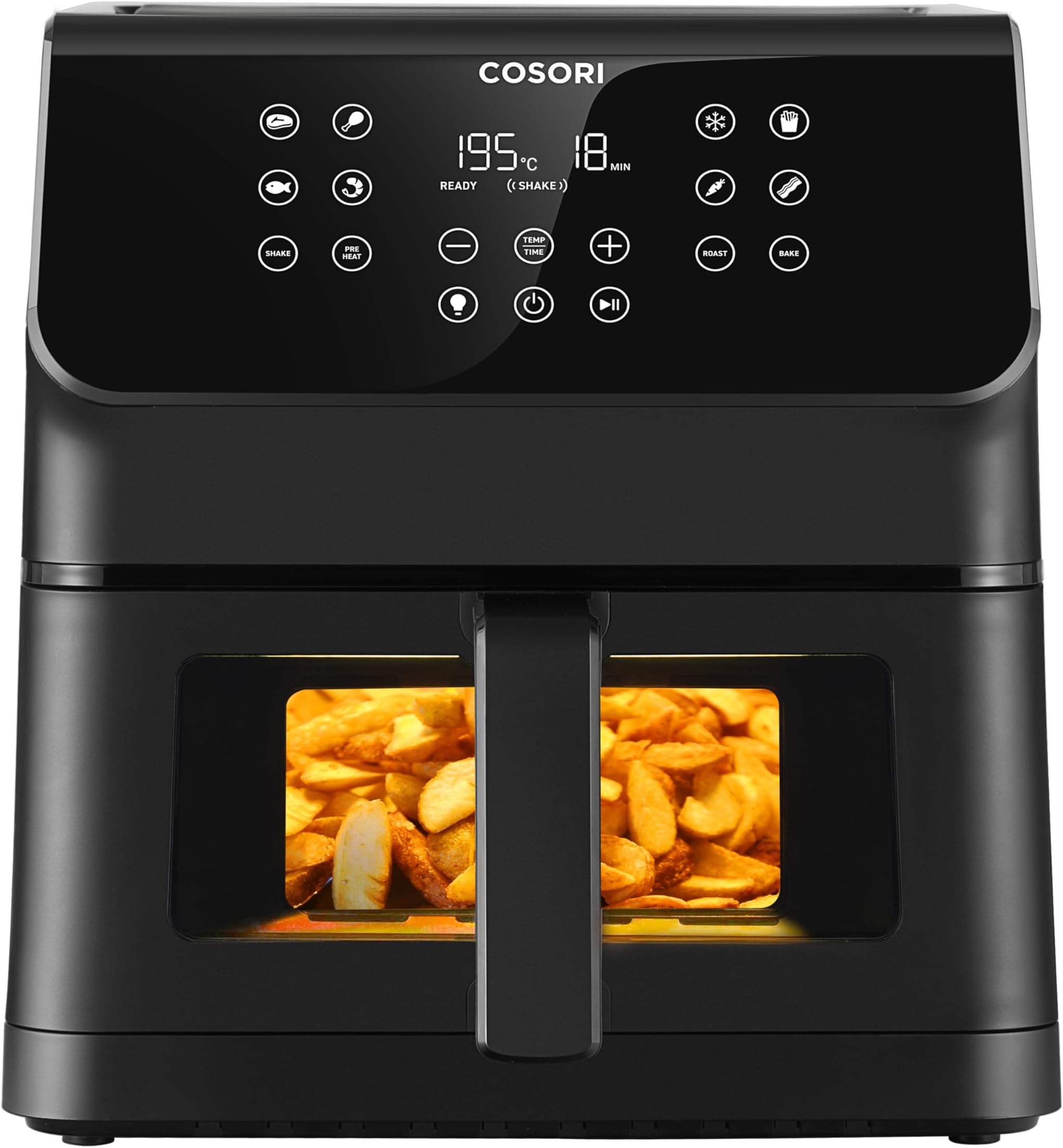 Cosori Heißluftfritteuse 5 5l Xxl Test COSORI Heißluftfritteuse Airfryer, 11-in-1 Air Fryer XXL 5,5L, Friteuse