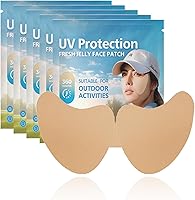 Vista 1 de 5 Pairs UV Protective Face Patch, Sunscreen Face Patch for Eye Golf Sunscreen Patches Sunl Protection Stickers