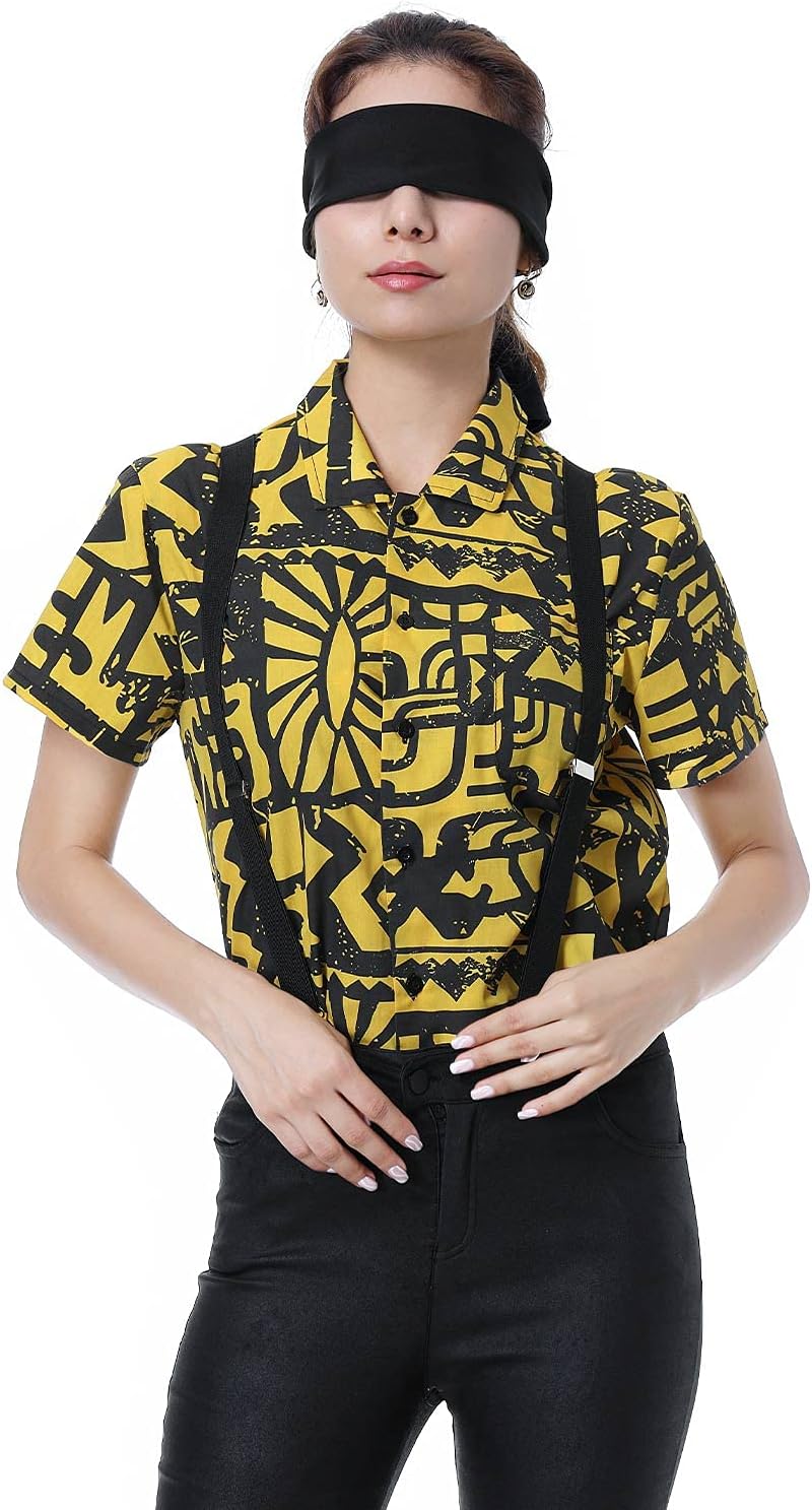 Wuiil Eleven Battle Shirt Costume Season 3 Halloween Cosplay, Yellow, Size Small