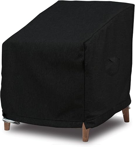 Kalahari Premium Outdoor Single Seat Chair Cover, Black