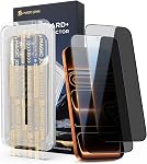 MAGIC JOHN 3rd Gen Upgraded for iPhone 17 Pro Max Privacy Screen Protector 6.9 Inch, 25°Anti-Spy Screen, Shockproof Tempered Glass, Auto Dust-Removal, Bubble Free, Easy Installation, 2 Pack