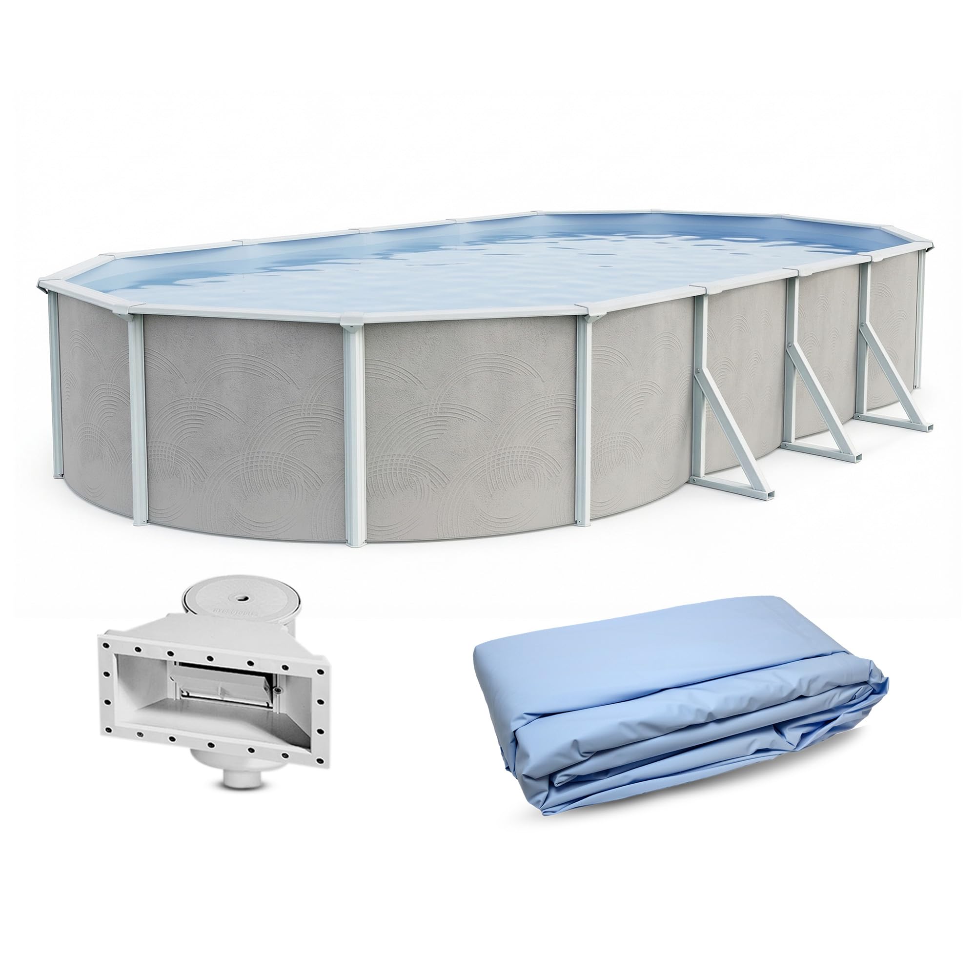 Blue Wave Belize 15x30 Oval Above Ground Pool