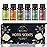 Premium Hotel Fragrance Oil Collection for Diffusers, Essential Oils for Diffusers for Home, Hotel Diffuser Fragrance Oils,Spa & Candle Making, White Tea, Citrus Luxe, Velvet Night and More - 6x10ml