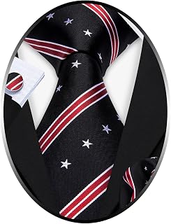 Man Tie Sets Skull Ties Animal Extra Long Necktie Silk Woven Handkerchief Cufflinks Festival Party Gift