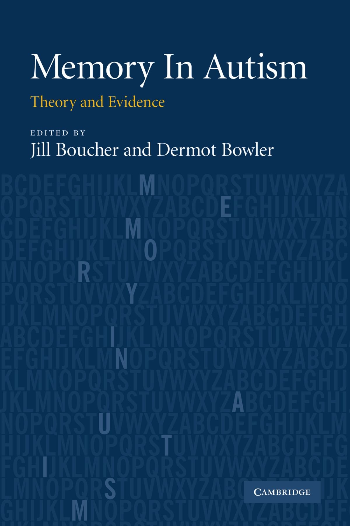 Memory In Autism: Theory and Evidence