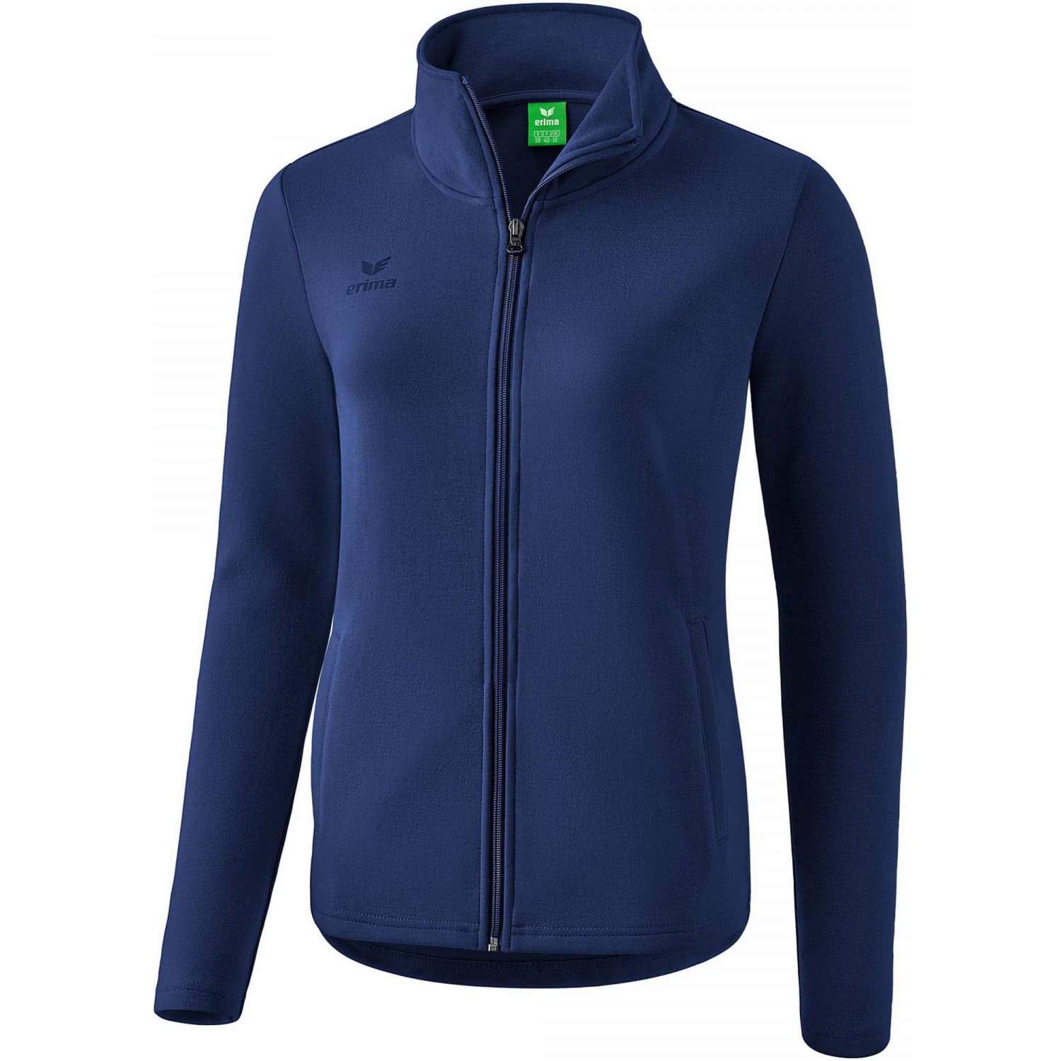 Erima Women's Basic Sweat Jacket - New Navy, Size 34