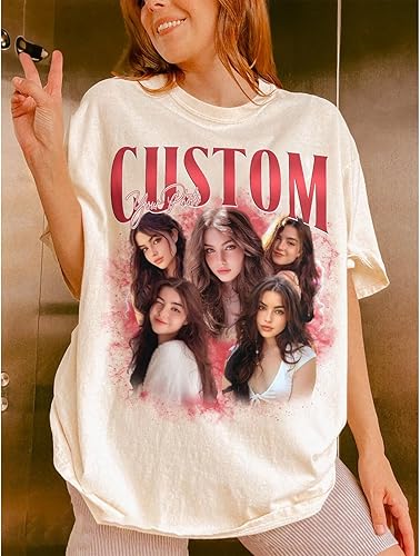 Miniatura 2 de IZI POD 90s Vintage Bootleg Shirt, Personalized Bootleg Rap Tee, Custom Face Photo Shirt, Custom Your Own Bootleg Idea, Insert Your Design,