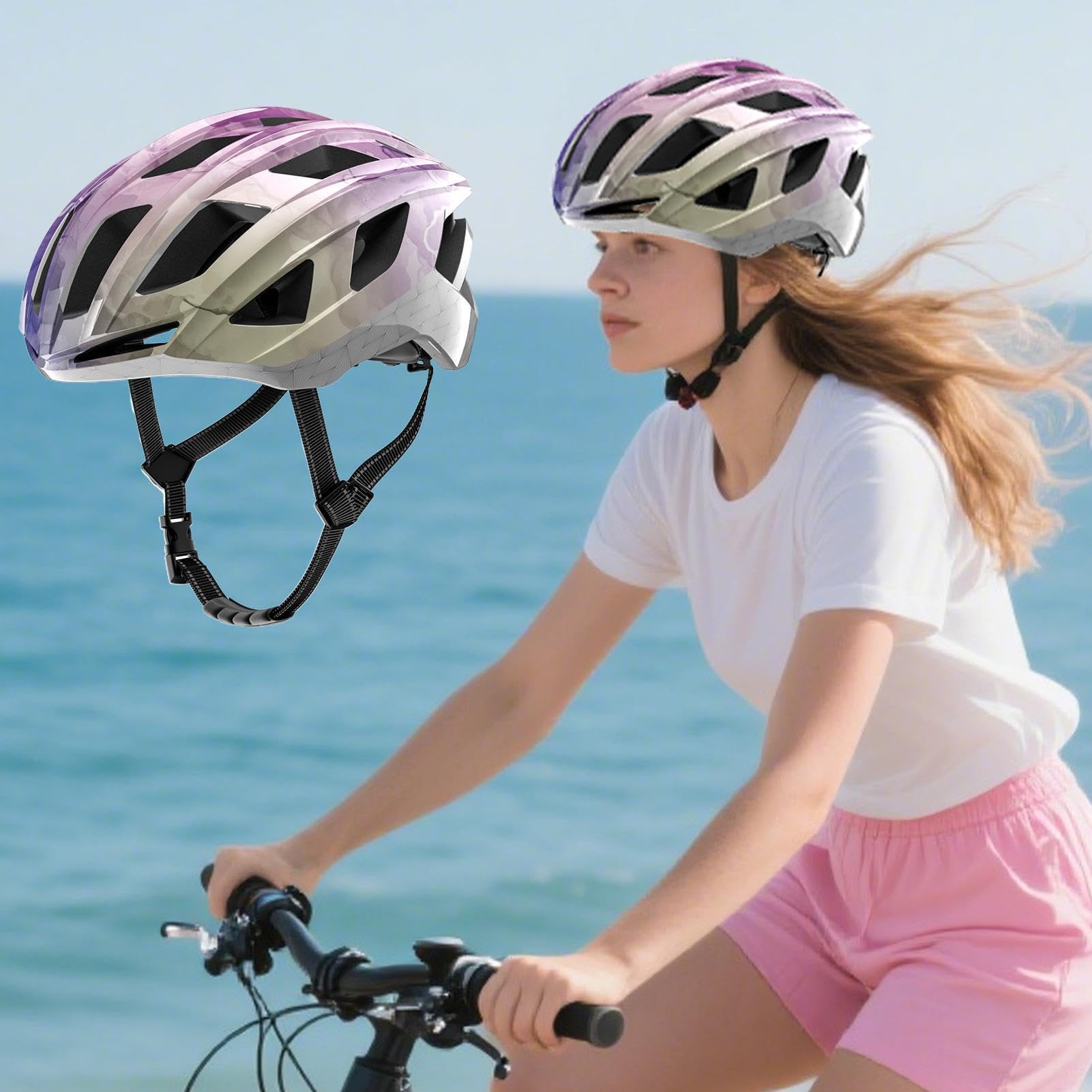 Rowerowy Ochronny Regulowany Oddychający Przewiewny