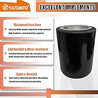 Vista 5 de Juego completo de ruedas de gato eléctrico para palés/camión YATOINTO con ejes y rodillo de entrada y salida de 3 x 3.7 pulgadas con rodamientos