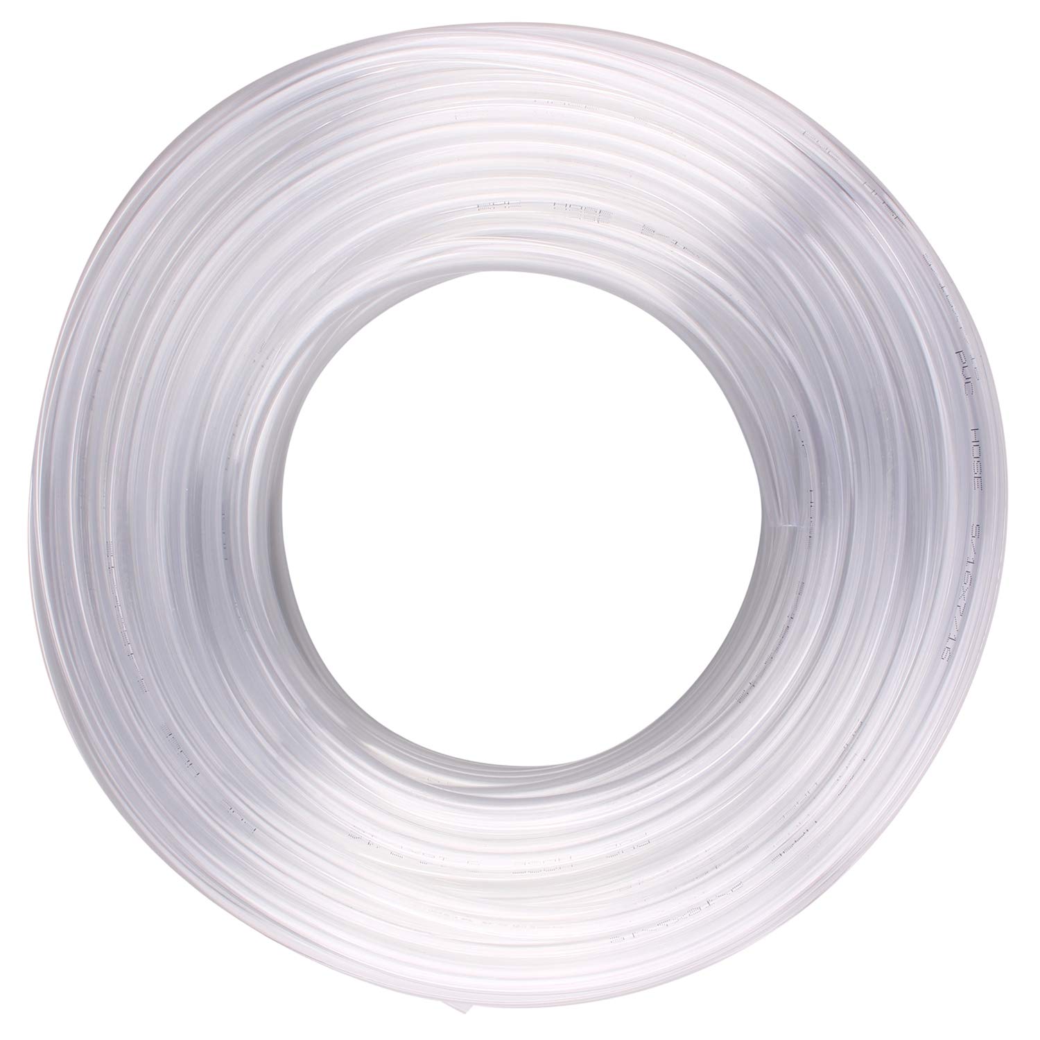 DERNORDPVC Tubing 5/16"ID X 7/16"OD Flexible Clear Vinyl Hose 100 Feet for Food Grade (5/16"ID X 7/16"OD)