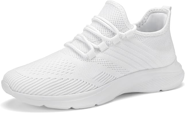 Walking Shoes for Men Casual Sneakers Slip on Tennis Running Shoes for Male Workout Gym Lightweight Breathable Jogging Mesh