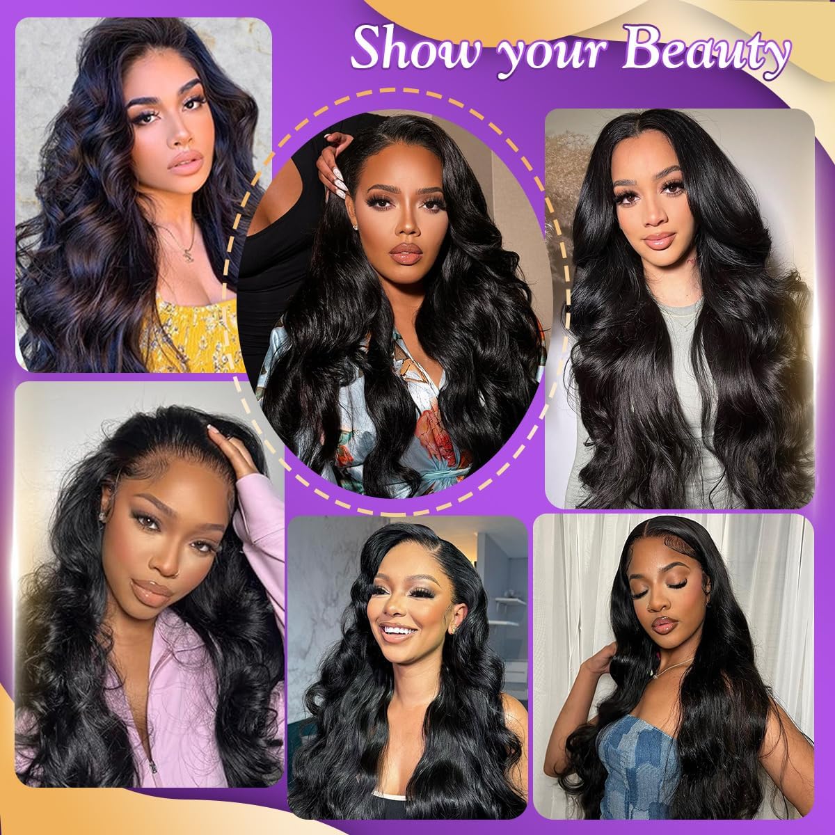 12A Human Hair Bundles with Closure 20 22 24+18 Inch Body Wave Bundles with 4x4 HD Lace Closure 100% Unprocessed Brazilian Human Hair Extensions 3 Bundles with Closure Human Hair Weave Natural Black
